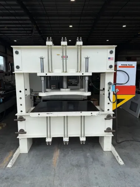 POWER TEAM 150 Ton Hydraulic H Frame Press 3 H.P. USA #7704