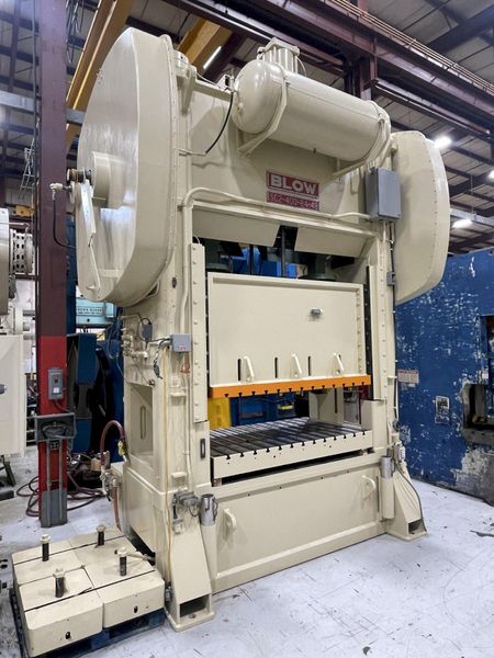 400 ton Blow SC2-400-84-48 Used Straight Side Mechanical Metal Stamping Press For Sale, Year 198