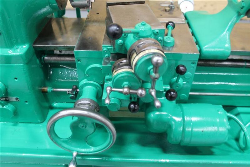 11" x 20" HARDINGE MODEL #HLV-EM ENGINE LATHE: STOCK #59679