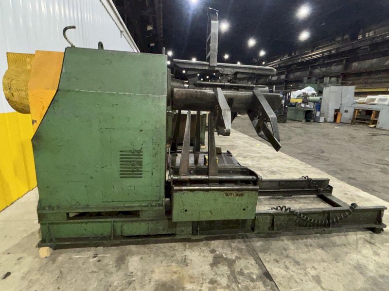20,000 LBS X 36" LITTELL MOTORIZED COIL REEL UNCOILER & COIL CAR: STOCK #22519