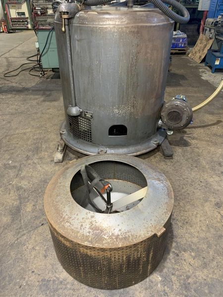 30" Barrett Model 1100 WD Extractor Centrifuge Chip Spinner Wringer