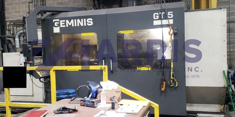 Used, 48" x 78" Geminis Model GT5 G2 - Flat Bed CNC Lathe with Y Axis