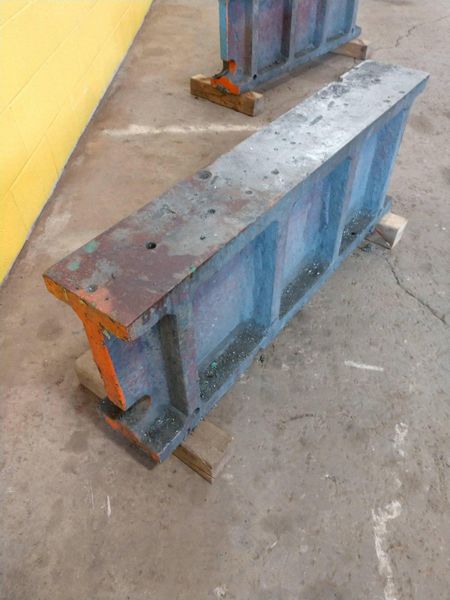 (2) 8" x 48" x 18-3/8" CAST PARALLEL SET UP BLOCKS: STOCK 12886