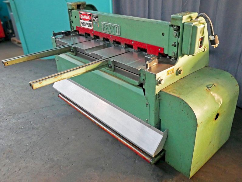 Peck, Stow, & Wilcox (Pexto) 4' x 12 Gauge Power Squaring Shear, 12-U-4H
