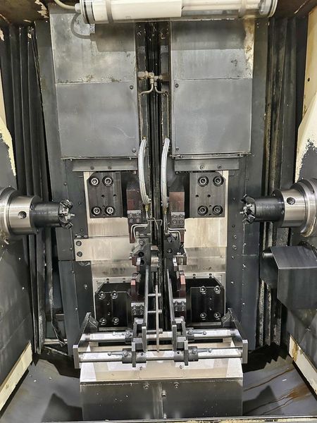 FUJI MODEL CE-30 CNC DOUBLE END FACING & CENTERING MACHINE