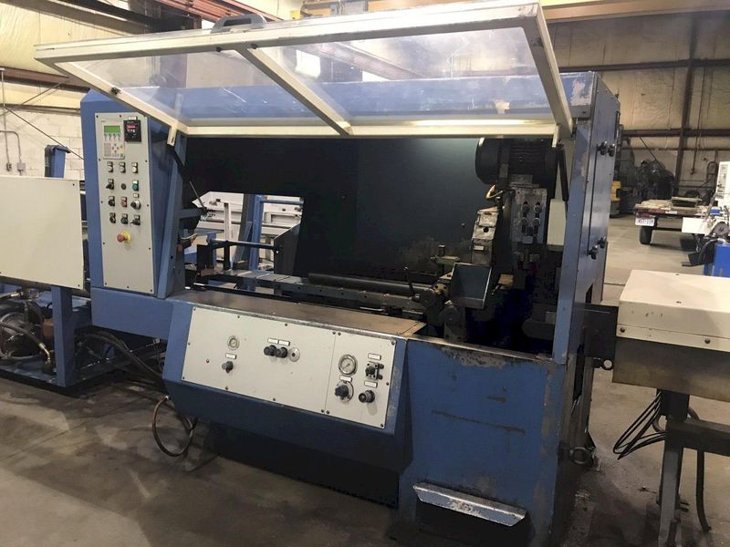 USED SIMEC MODEL CICLOMEC 122 CNC AUTOMATIC COLD SAW WITH 20' LOADING RACK, Stk# 10724, Year 200