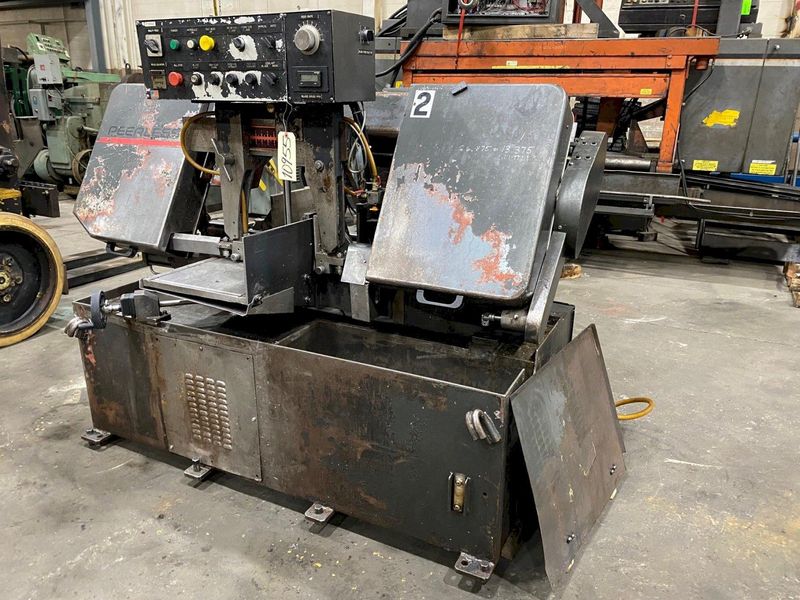 USED PEERLESS 10" X 14" FULLY AUTOMATIC HORIZONTAL BANDSAW MODEL HB-1014A, Stock# 10956
