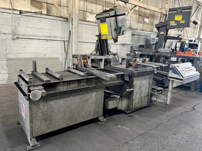 USED HEM 18" X 20" MODEL V100LA-2 AUTOMATIC TILT FRAME BANDSAW, Stock# 11046, Year: 1998