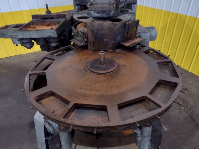 30" BESLY MODEL #918 VERTICAL DOUBLE DISC SPRING GRINDER: STOCK #10757