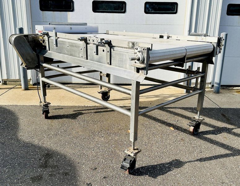 Burford Corp Model: SO72846  |   S.S. Bi-Directional Accumulation Table w/ 2-Motors