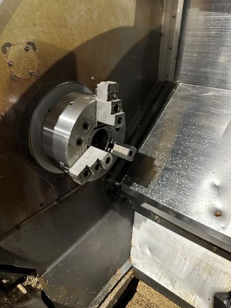 OKUMA CROWN BIG BORE MODEL 762S-BB 2-AXIS CNC TURNING MACHINE