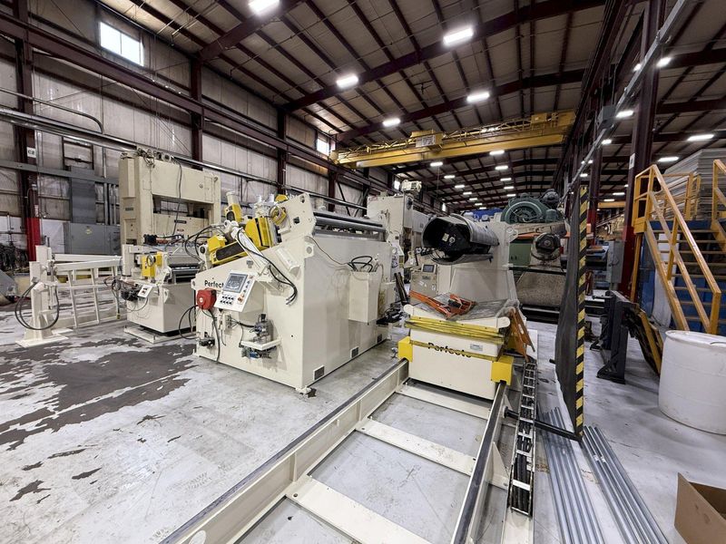 60,000 lbs. x 72" wide Perfecto Complete Coil Feed Line For Sale