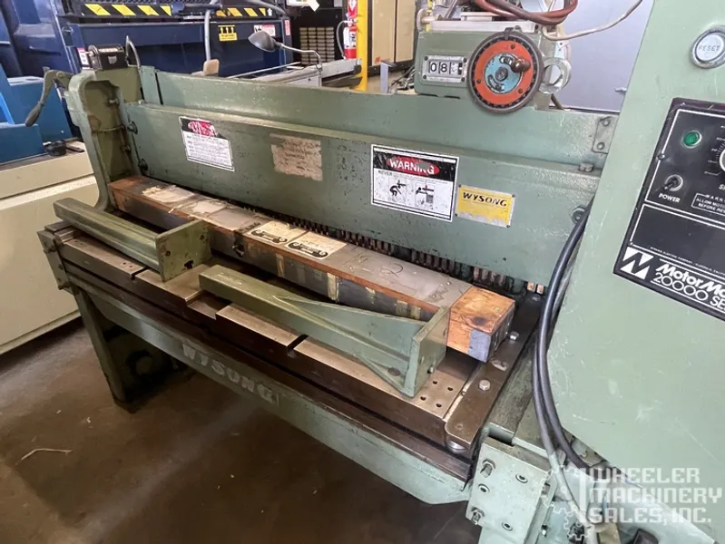 WYSONG 1252 POWER SHEAR 12 GA. X 4' #7139 #2
