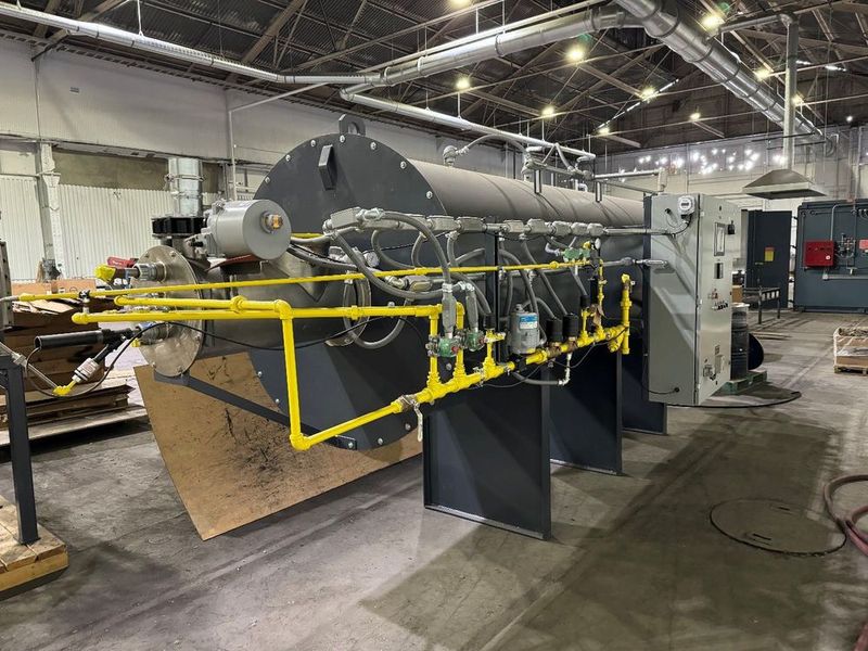 Direct-Fired Thermal Oxidizer (DFTO) with Hot Gas Quench & Venturi Scrubber