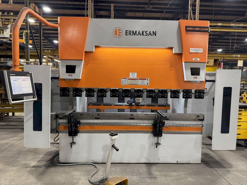 110 TON X 8'6" ERMAKSAN CNC HYDRAULIC PRESS BRAKE: STOCK #80654