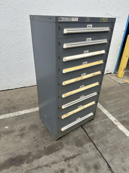 8 DRAWER 30" X 27-1/2" X 59" VIDMAR CABINET: STOCK #77988