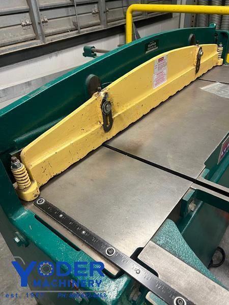 52" X 16 GA NATIONAL MODEL NH5216  HYDRAULIC SQUARING: STOCK #77907