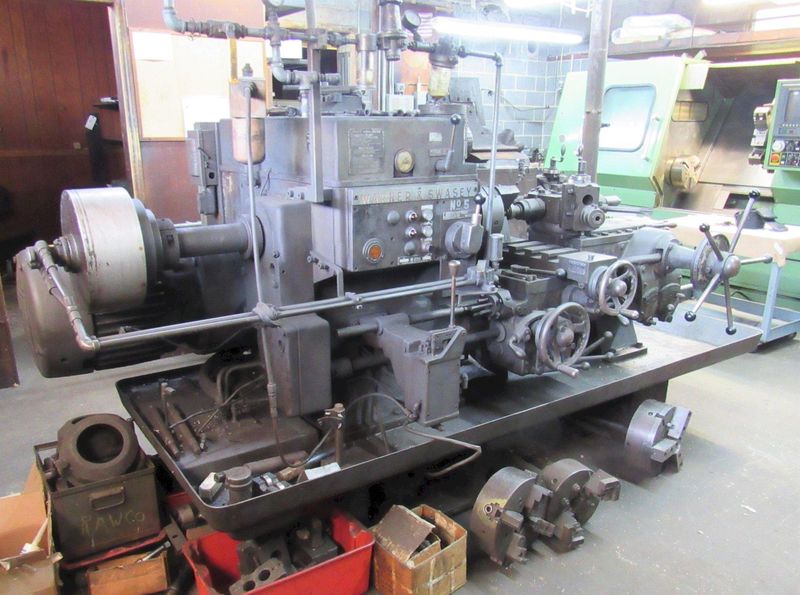 #5 WARNER & SWASEY MODEL #2250 RAM TYPE TURRET LATHE: STOCK #77721