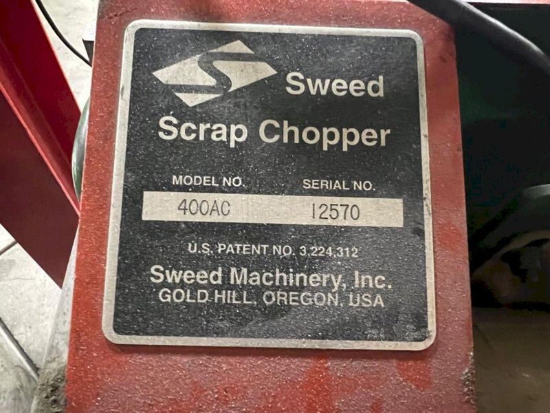 SWEED MODEL 400AC SCRAP CHOPPER: STOCK #77279