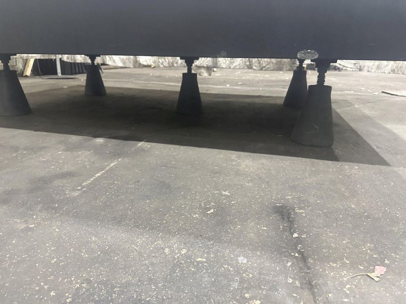 53" X 86" X 15" BLACK GRANITE HEAVY DUTY PLATE : STOCK# 77246