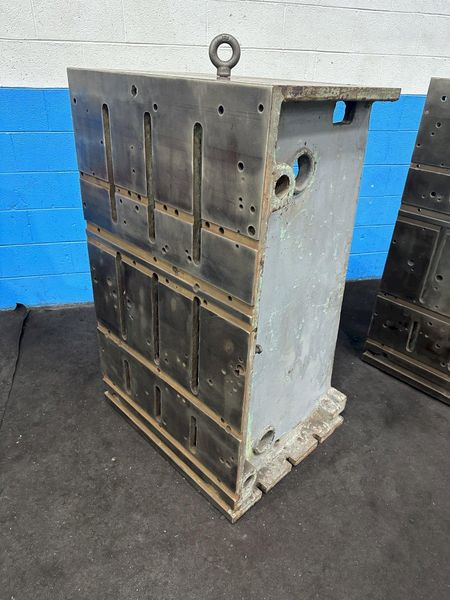1 SET OF 28" X 53" HIGH SLOTTED ANGLE PLATES  STOCK #77111