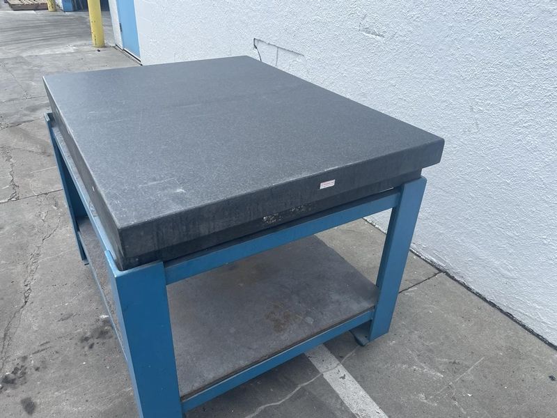 48" X 36" X 3" GRANITE SURFACE PLATE: STOCK #76783