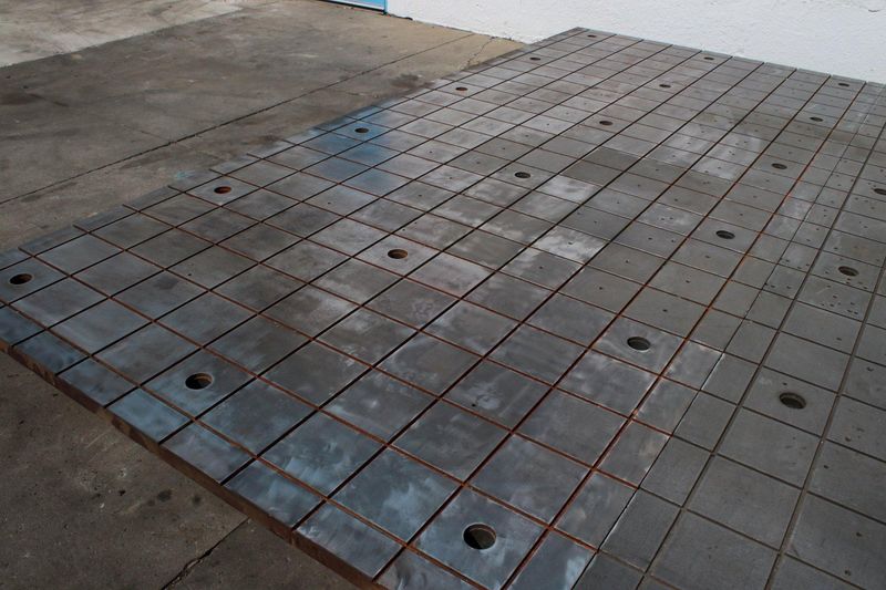 173" X 78" X 9" HIGH PORTAGE LAYOUT PLATE: STOCK 76744