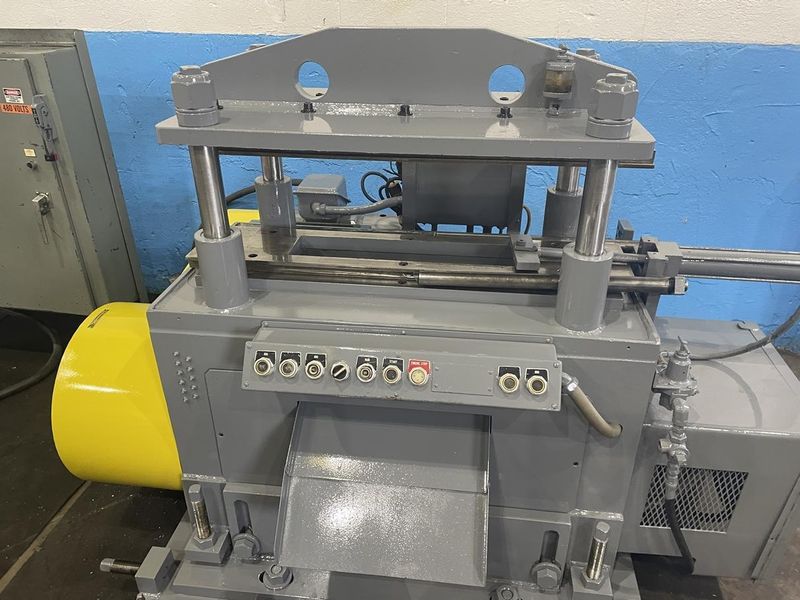 25 TON TISHKEN MODEL #CO-8-30-25 4 POST CUTOFF PRESS: STOCK #76699