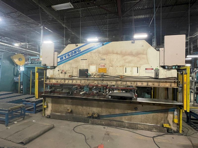 175 TON X 14' WYSONG HYDRAULIC PRESS BRAKE: STOCK #76645