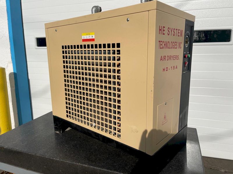 HE SYSTEM TECHNOLOGIES MDL #HD-15A COMPRESSED AIR DRYER: STOCK #76637