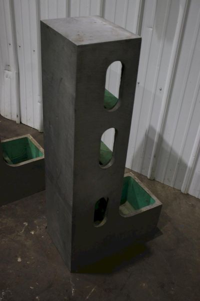 (1) PAIR 10-3/4" LONG X 20" WIDE X 42" HT ANGLE PLATES: STOCK #76639