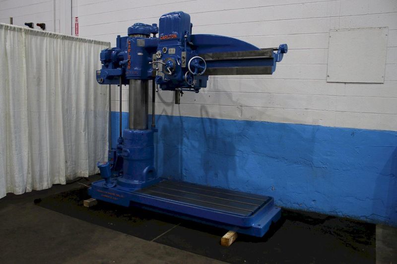 5' X 11" CARLTON RADIAL ARM DRILL: STOCK #76152