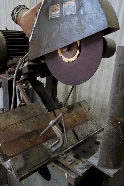 26" WALLACE SPEEDY CUT ABRASIVE CUT OFF SAW: STOCK #75923
