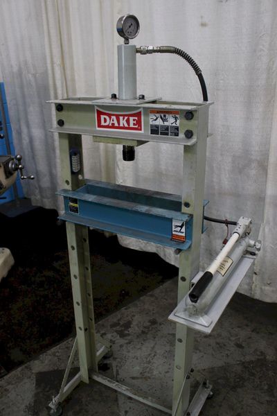 10 TON DAKE H FRAME PRESS: STOCK #75647