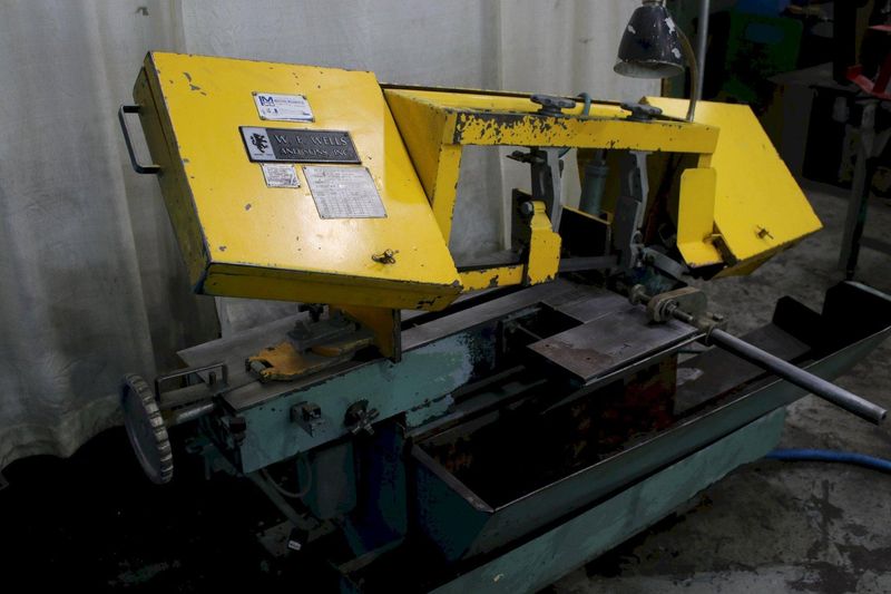 9" X 16" W F WELLS HORIZONTAL BAND SAW: STOCK #75562