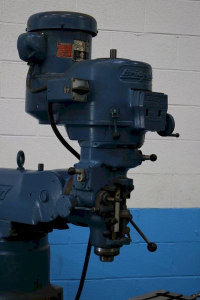 2 HP BRIDGEPORT RAM TYPE VERTICAL MILL: STOCK #75296