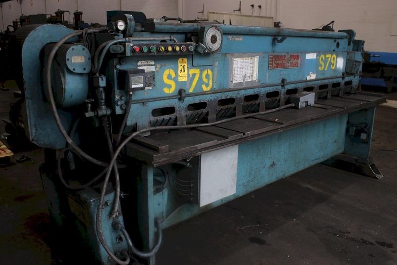 10' X 10 GA LODGE & SHIPLEY MECHANICAL SHEAR: STOCK #75069
