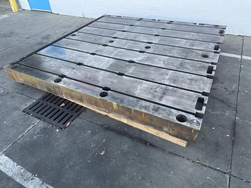8' X 20' X 7" BAY CITY T SLOTTED FLOOR PLATES: STOCK #75017