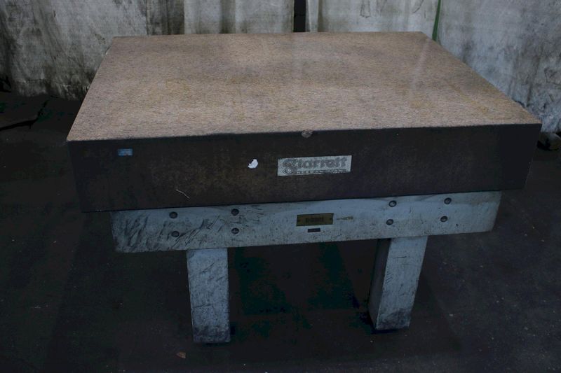 3' X 4' STARRETT GRANITE PLATE: STOCK #74258