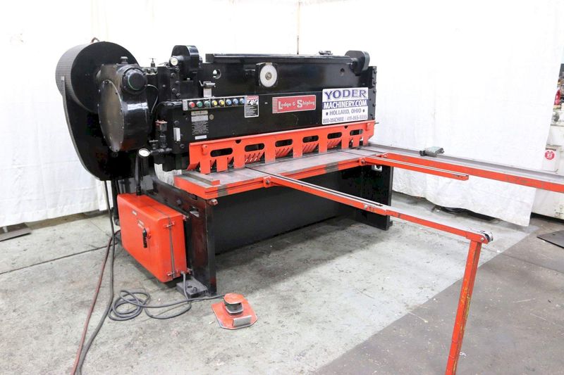 6' X 1/4" LODGE & SHIPLEY POWER SQUARING SHEAR: STOCK #74175
