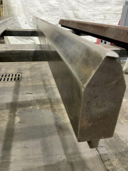 96" X 2" 90 DEGREE MALE PRESS BRAKE DIE: STOCK # 73077