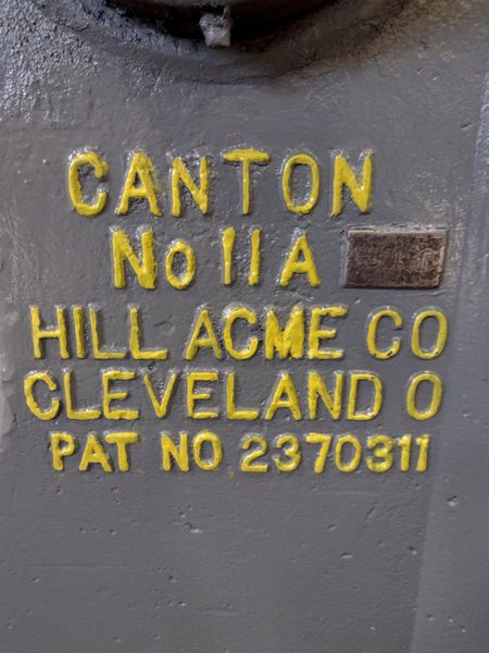 24" CANTON / HILL ACME MODEL #11A ALLIGATOR SHEAR: STOCK #17417