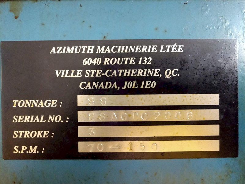 88 TON AZIMUTH SSDC PRESS: STOCK #12205