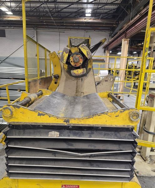 20,000 lbs. Coe Press Equipment Motorized Coil Reel Model #CPR-20048 with Load Car