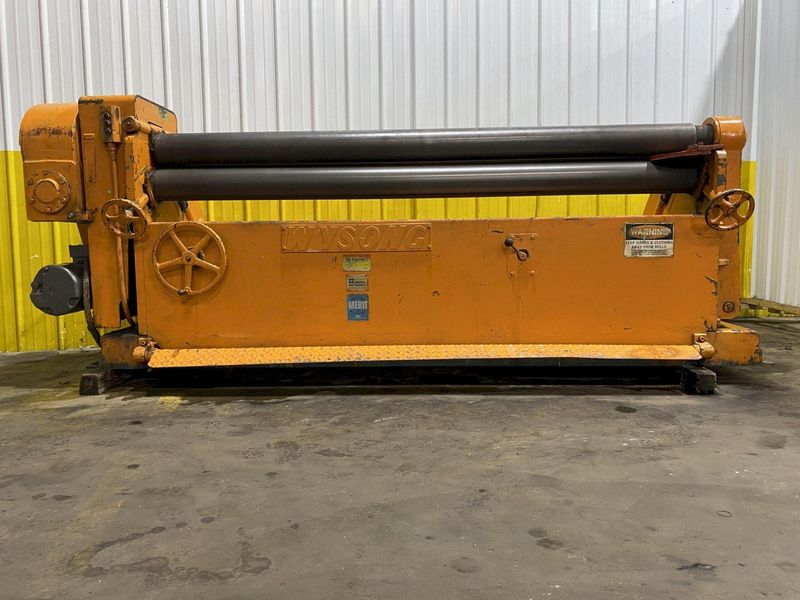 8' X 10 GAUGE WYSONG MODEL #D-96 PLATE BENDING ROLL : STOCK #18273