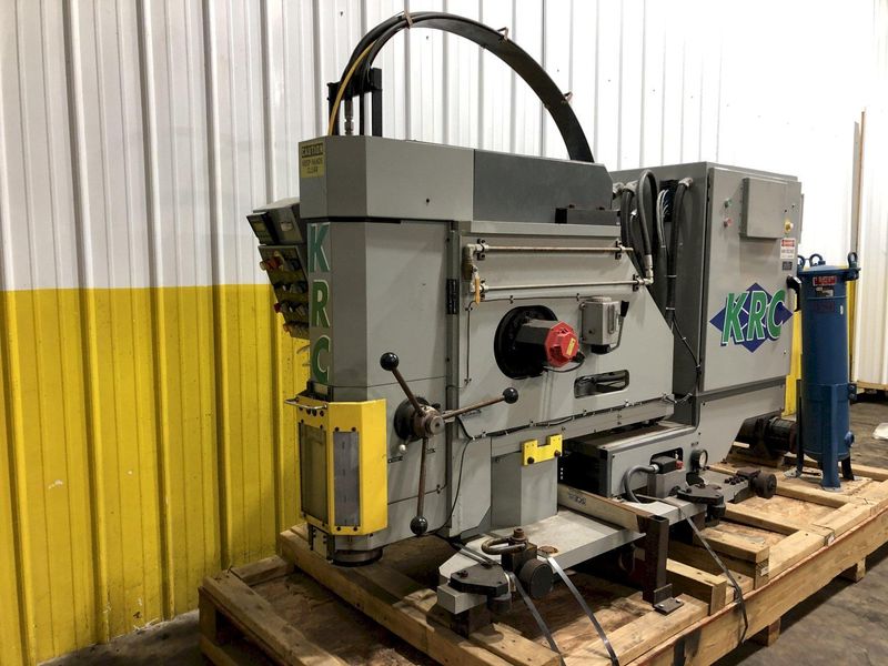 25 HP SERVO DRIVEN KRC PORTABLE CNC DRILL, TAP & REAMING MACHINE WITH FANUC CONTROLS: STOCK #174