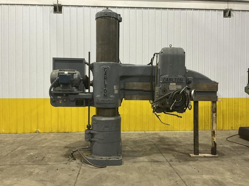 6' X 19" CARLTON HEAVY DUTY RADIAL DRILL: STOCK #11080