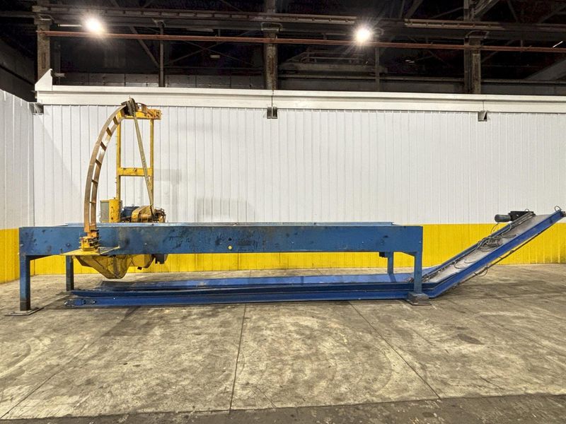 15 HP L&M EQUIPMENT MODEL #HMPC-7-24 CROSS CUT BUNDLE TRAVELING ARCH WOOD BUNDLE SAW WITH CONVEY
