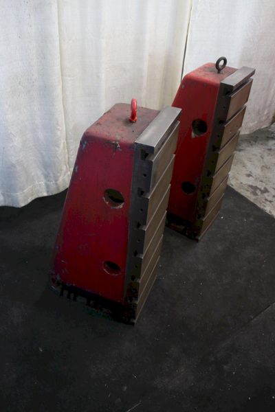 1 SET OF 12" X 36" G & L T SLOTTED ANGLE PLATES: STOCK #75520