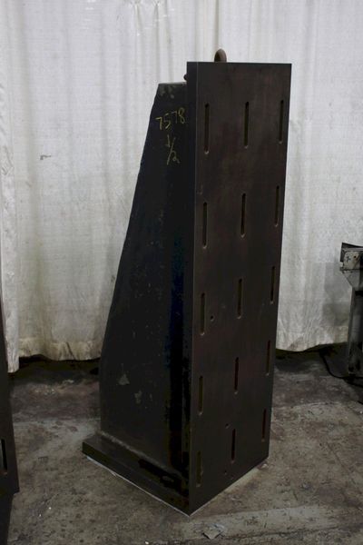 1 SET OF 20" X 63" CUSTOM SLOTTED ANGLE PLATES: STOCK #75783